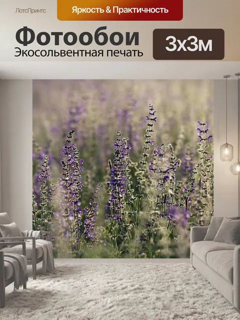 Фотообои Луговой шалфей