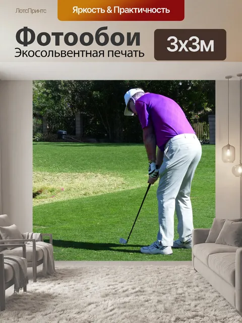 Фотообои Игрок в гольф
