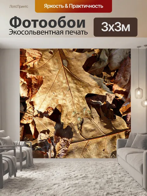 Фотообои Дубовые листья