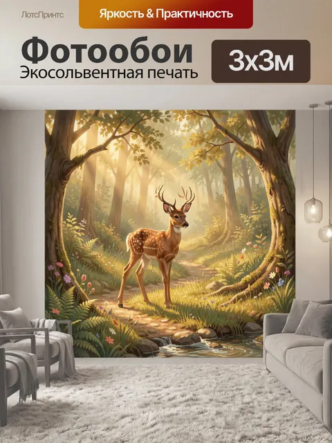 300 × 300 см · Экосольвентная печать
