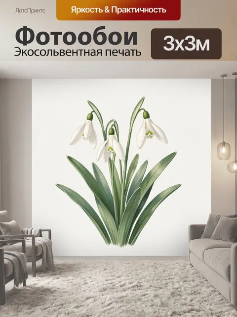 300 × 300 см · Экосольвентная печать