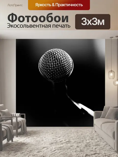 Фотообои Микрофон