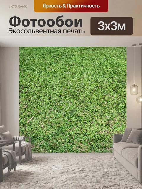 Фотообои Зеленая трава фон