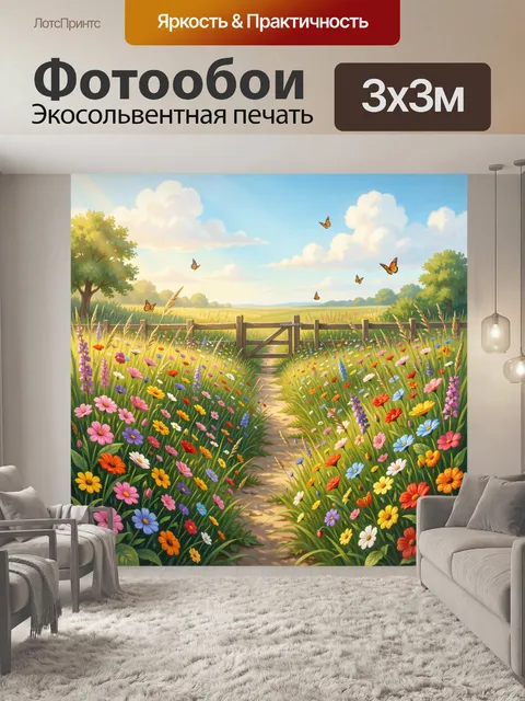 300 × 300 см · Экосольвентная печать