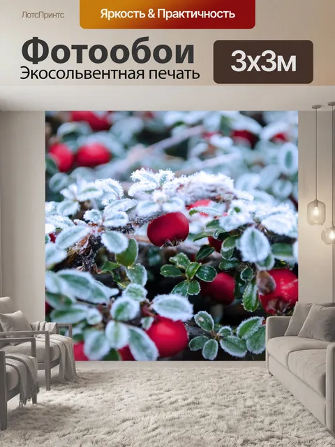 Фотообои Красные ягоды