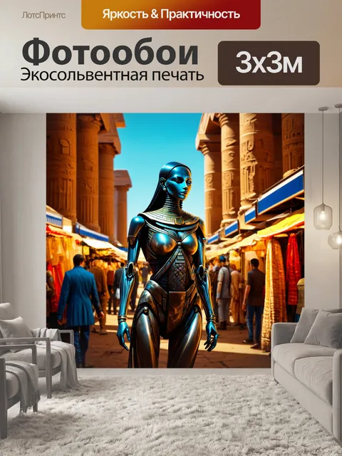 Фотообои египет в стиле киберпанк: рынок