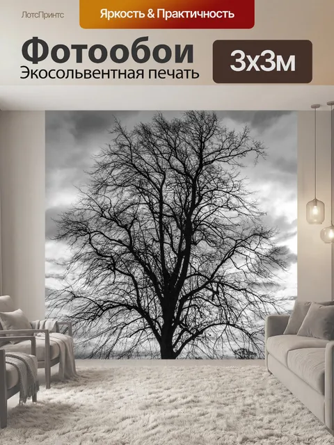 Фотообои Дерево Силуэт