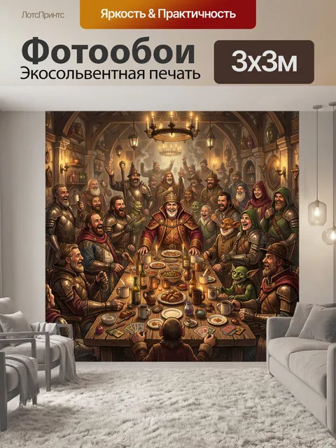300 × 300 см · Экосольвентная печать