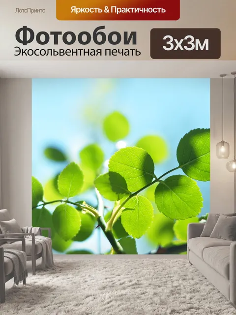 Фотообои Листья