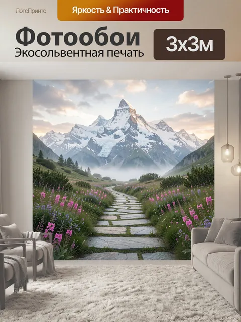 300 × 300 см · Экосольвентная печать
