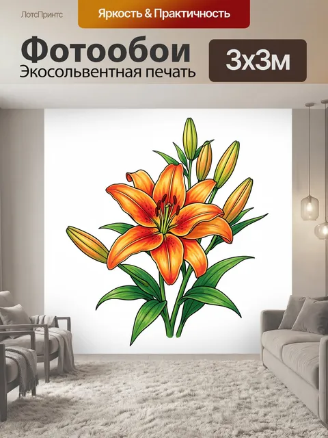 300 × 300 см · Экосольвентная печать