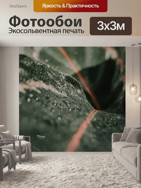 Фотообои Листья