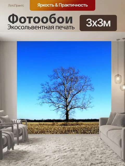 Фотообои одинокое дерево