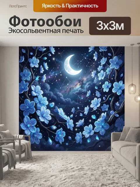 300 × 300 см · Экосольвентная печать