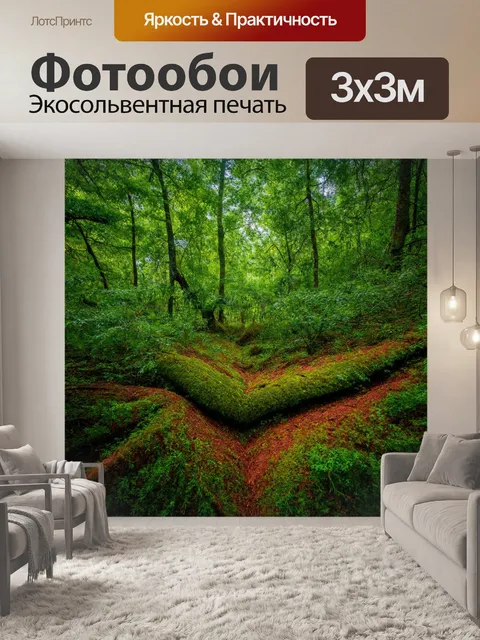 Фотообои сердце леса, уникальные виды, смирение перед природой