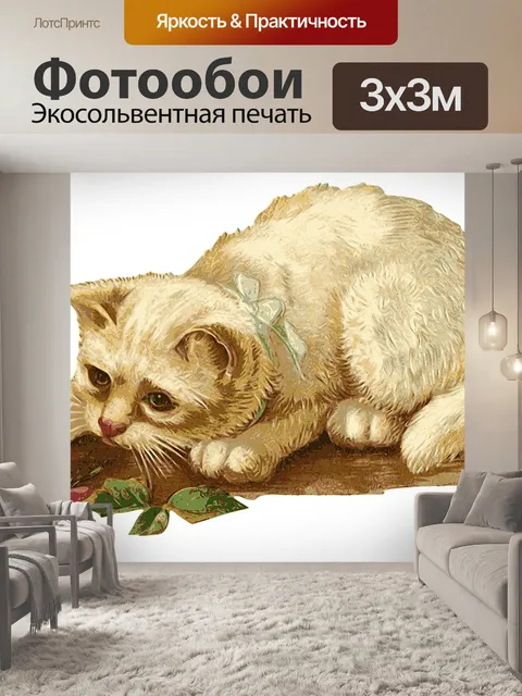 Фотообои Кошка