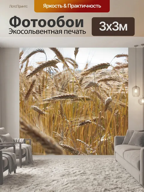 Фотообои Поле пшеницы