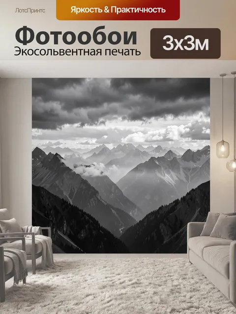 300 × 300 см · Экосольвентная печать