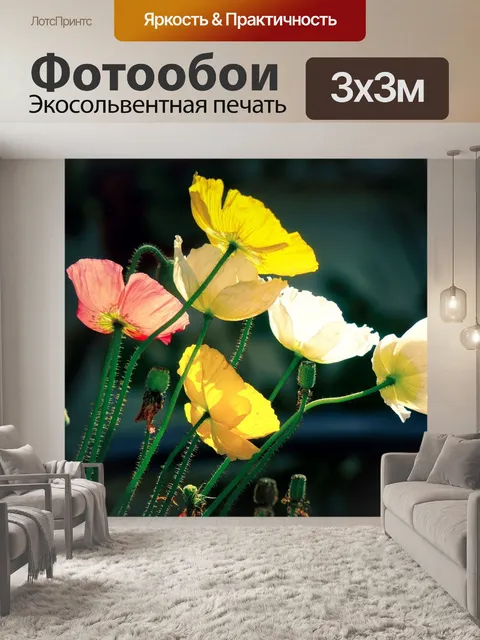 Фотообои Мак