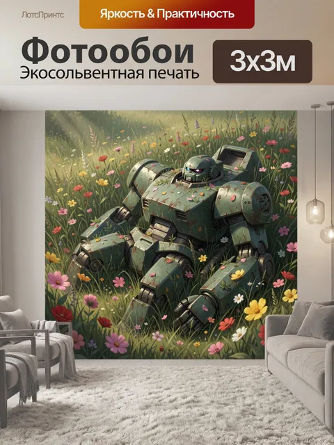 300 × 300 см · Экосольвентная печать