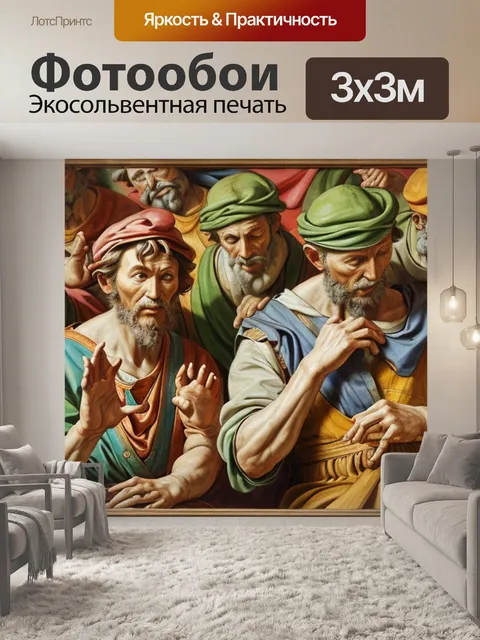 Фотообои микеланджело с руками название