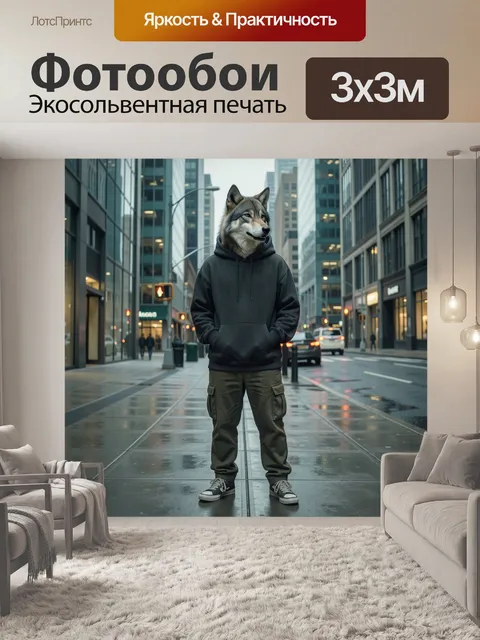 300 × 300 см · Экосольвентная печать