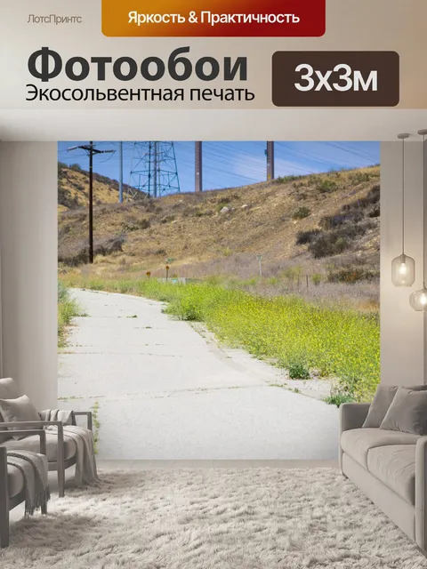 Фотообои Пешеходная тропа в Хиллз