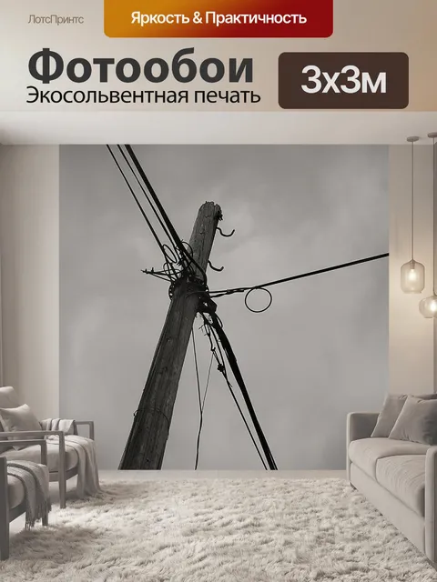 Фотообои Линия электропередачи
