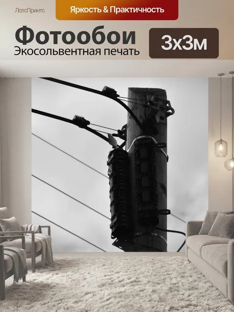 Фотообои Электрический столб