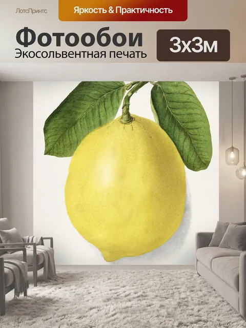 Фотообои Лимонный винтаж арт старый