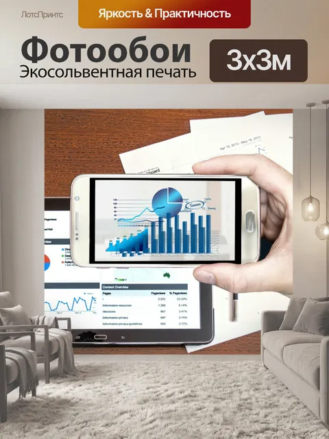 Фотообои бизнес-анализ