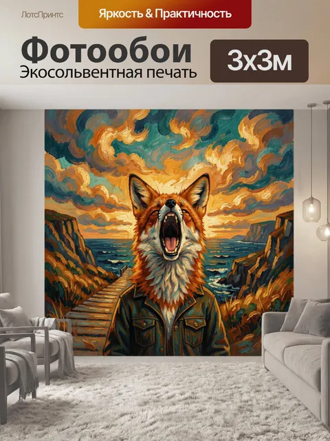Фотообои Хищник у морского берега