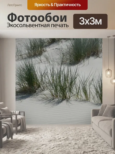 Фотообои Пляжная трава