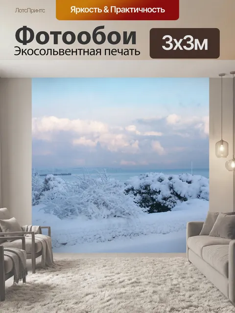 Фотообои Снежный сцены