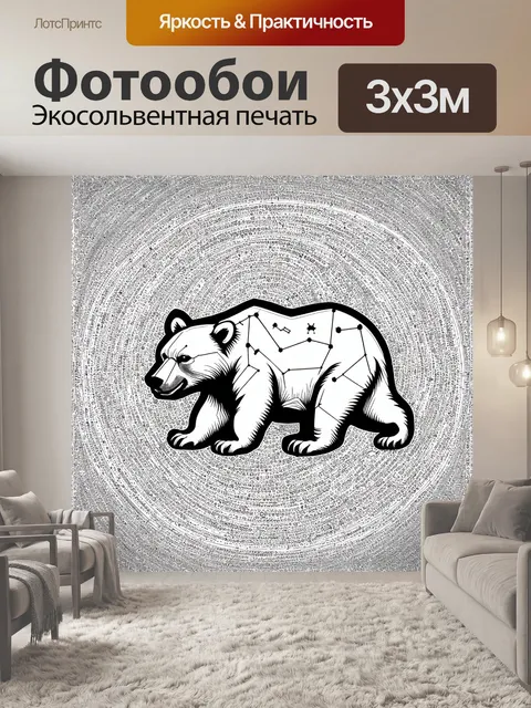 Фотообои изображение большой медведицы