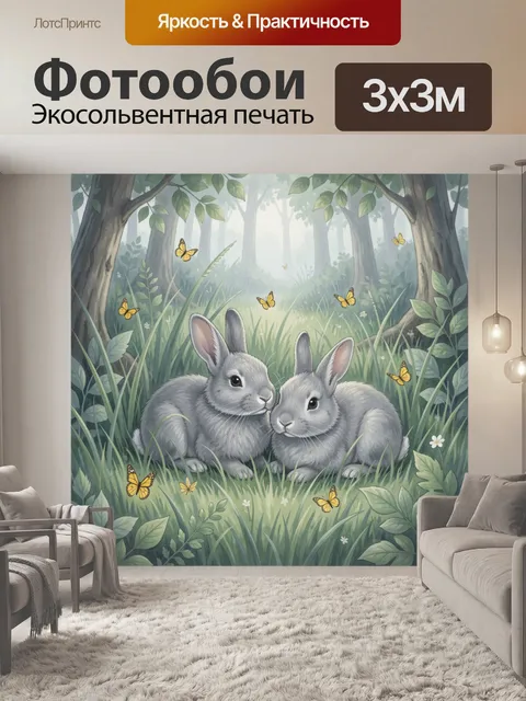 300 × 300 см · Экосольвентная печать