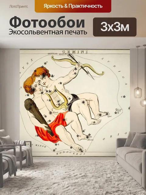 Фотообои Зодиакальная астрология Близнецы