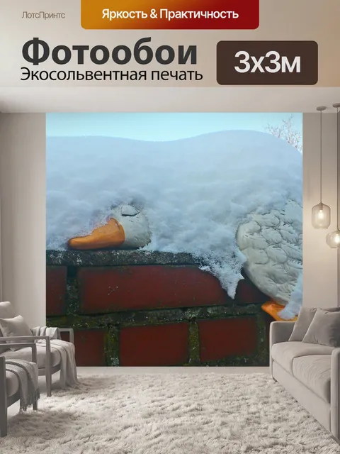 Фотообои Снег