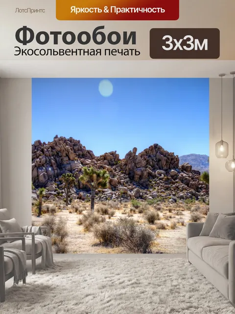Фотообои Джошуа Три Какти