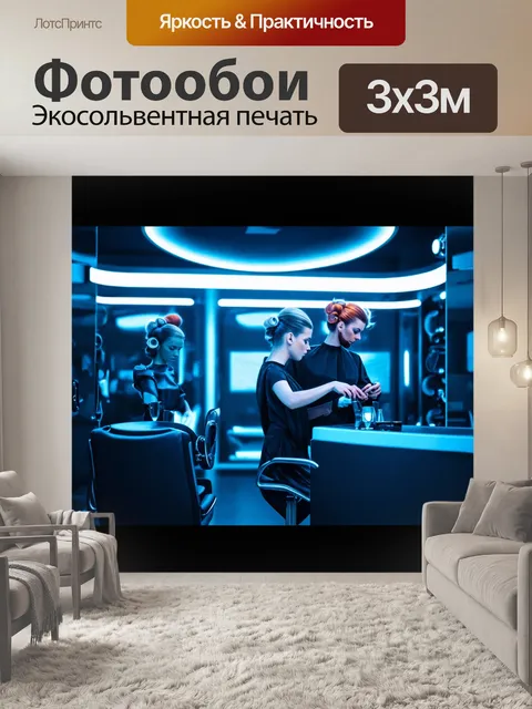 Фотообои современный концептуальный салон