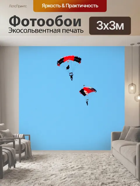 Фотообои Парашютисты