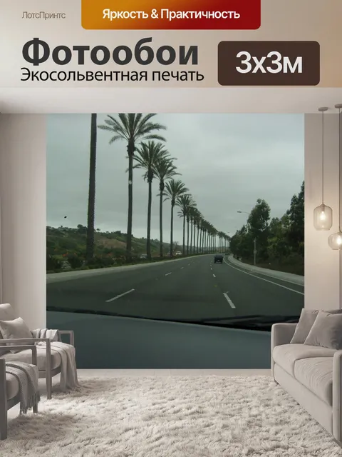 Фотообои Palm Tree Дорога