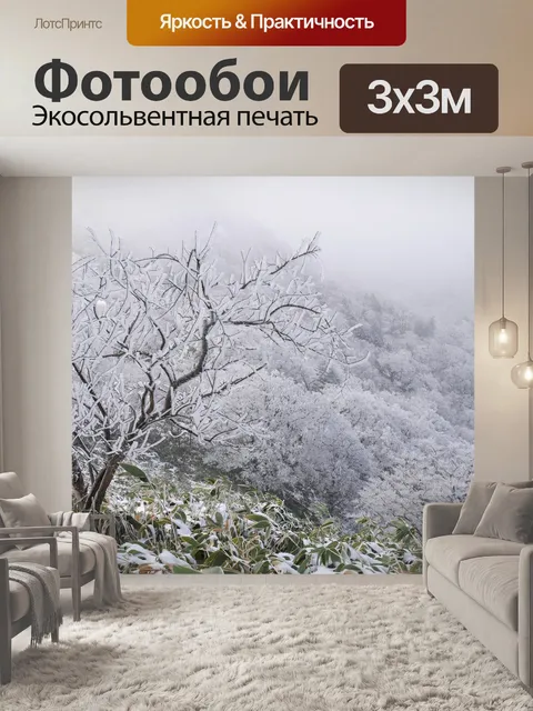 Фотообои Зимний горный