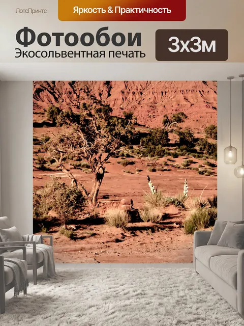 Фотообои Красная пустыня
