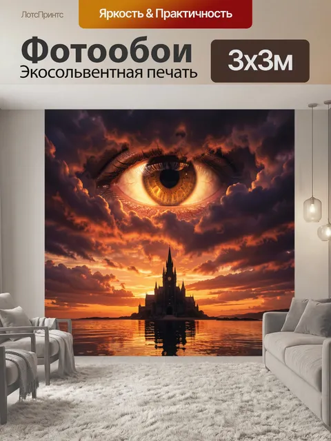 Фотообои Небесный взор над крепостью