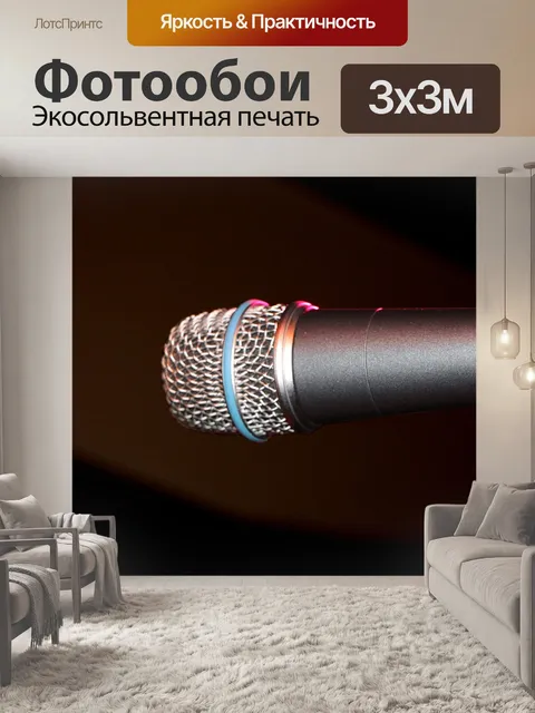Фотообои Микрофон
