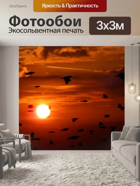 Фотообои Стая птиц