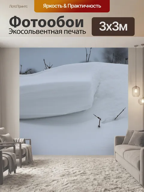 Фотообои Сугроб