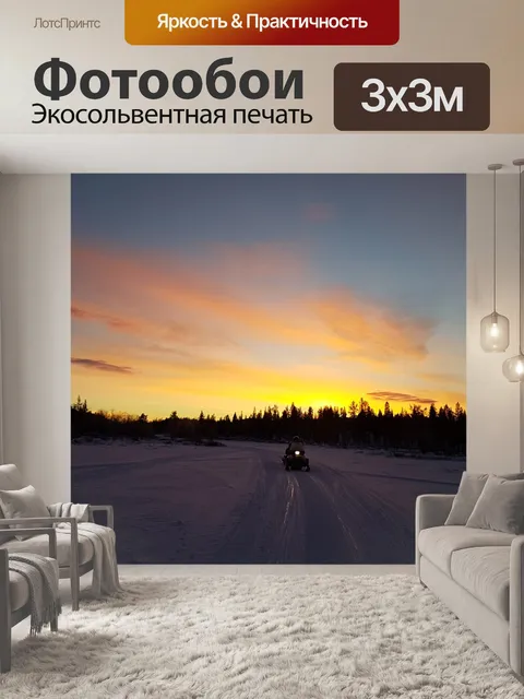 Фотообои Снегоход