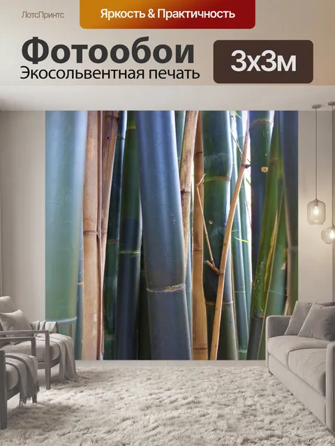 Фотообои Бамбуковый лес